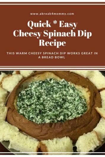 Easy Cheesy Spinach Dip Recipe