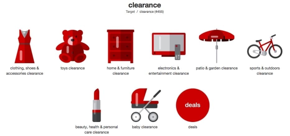 Target Clearance Ad for Toys and Electronic
