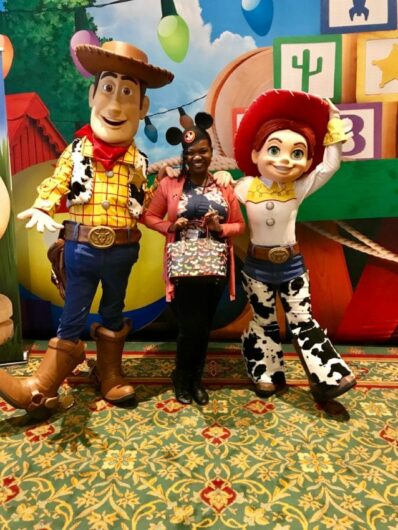 Blogger Janelle Robinson and ToyStoryLand