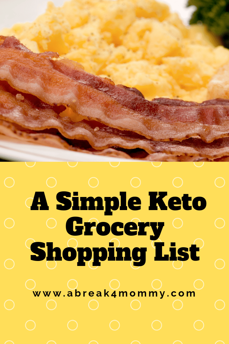 I've been following a low carb, keto diet for awhile. When done properly the body starts to burn fat for energy rather than carbohydrates. Here is an intro to the way of eating and a simple keto grocery shopping list to help you get started.