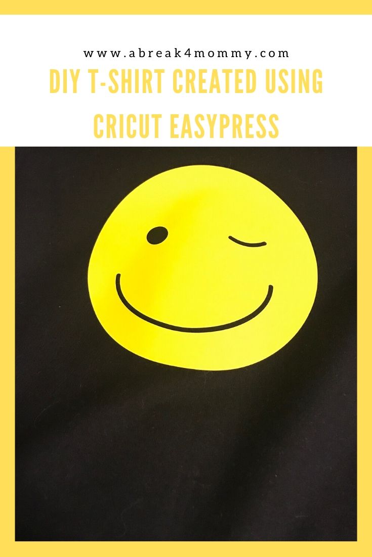Follow these easy instruction on how to create your own smiley face t-shirt using the Cricut EasyPress. 