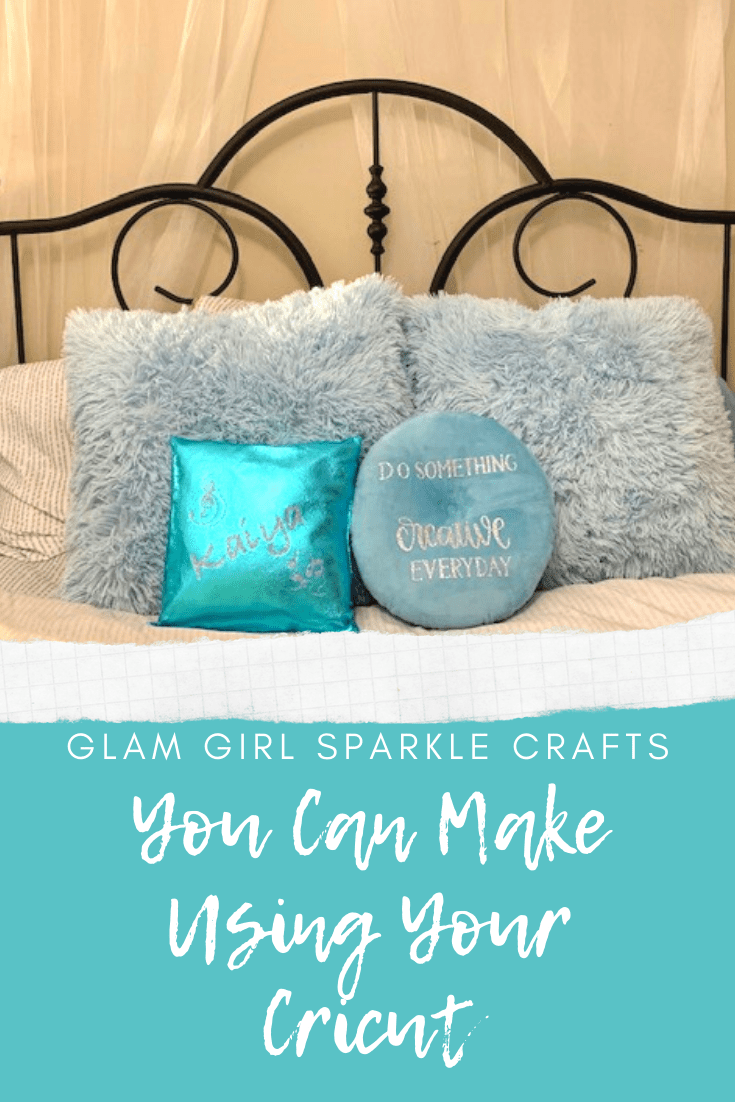 Are you new to your Cricut machine  or just looking for a way to glam up some of your items? Here are a couple of quick and easy crafts you can make using your Cricut.