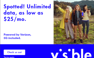 Get Unlimited Data with Visible, Powered by Verizon